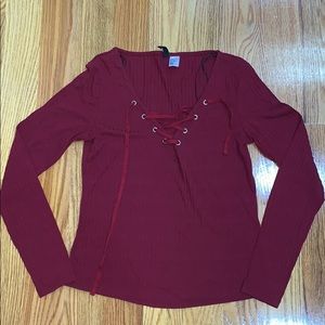 cross tie long sleeve